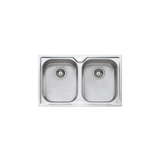 Diaz Double Bowl Topmount Sink