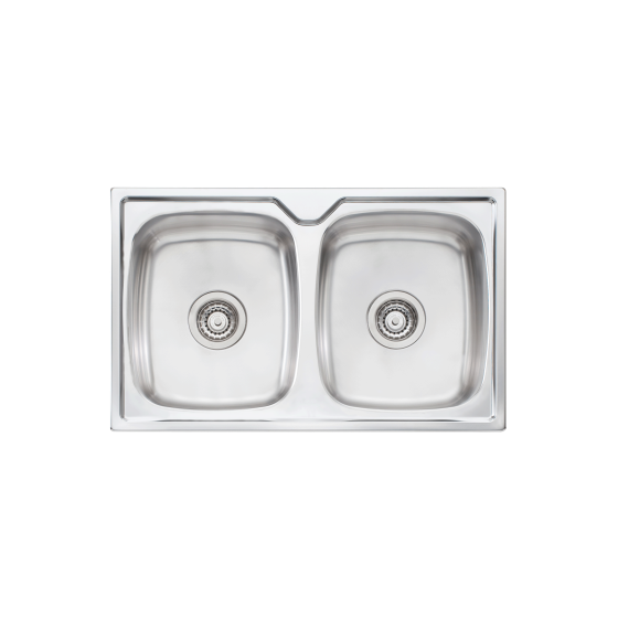 Endeavour Double Bowl Topmount Sink