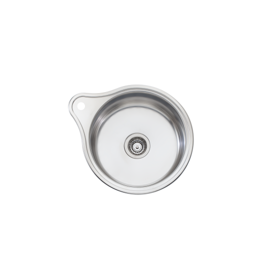 Solitaire Round Bowl Sink With Tap Landing