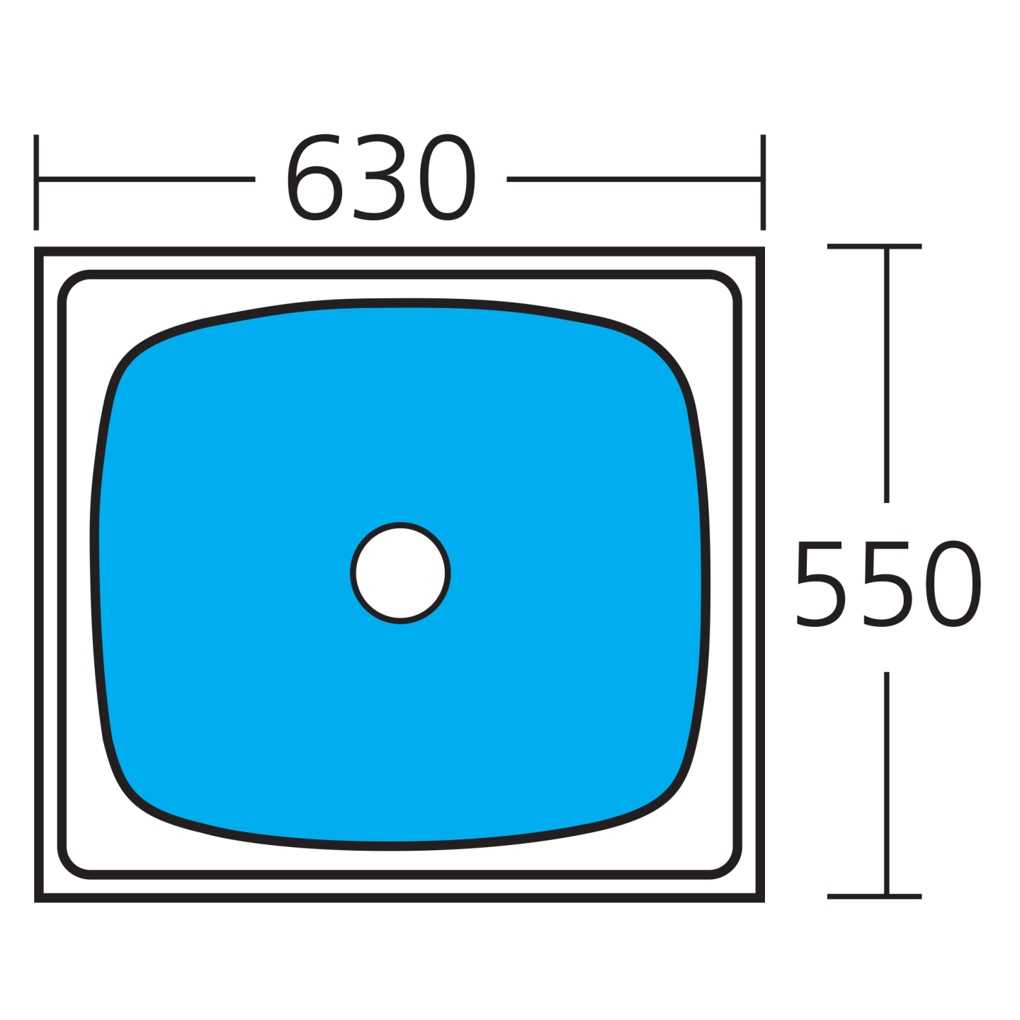 Oliveri Laundry 70L Tub
