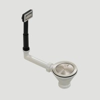 Oliveri Rectangular Overflow Kit With Basket Waste